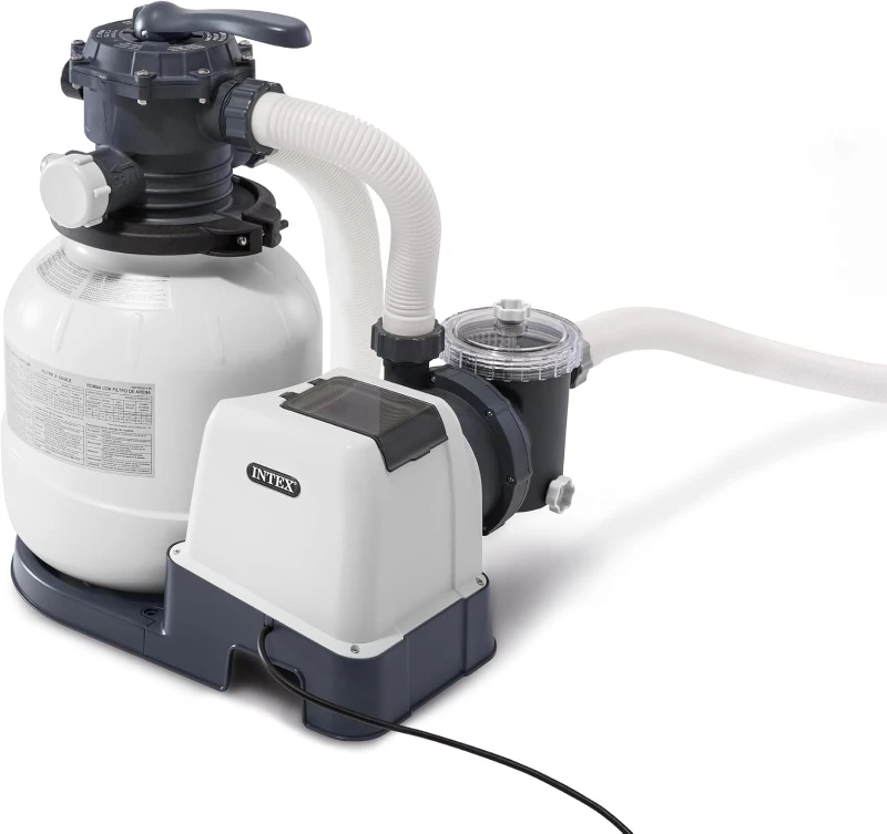 INTEX 26327EH Ultra XTR Deluxe Above-Ground Pool Set, 22 ft x 48 in — Includes Sand Filter Pump, Ladder, Ground Cloth & Cover, 10,236 Gal (90% Capacity)