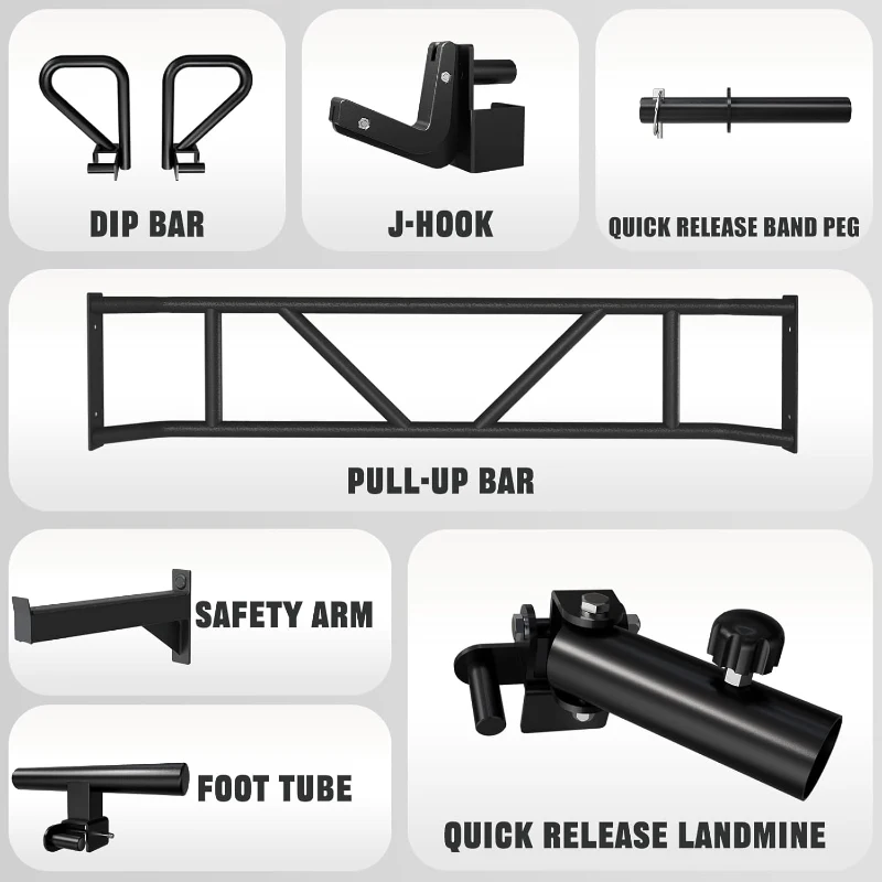 RitFit M1 / M1 Pro Smith Machine with Cable Crossover, Multi-Function Power Rack Package