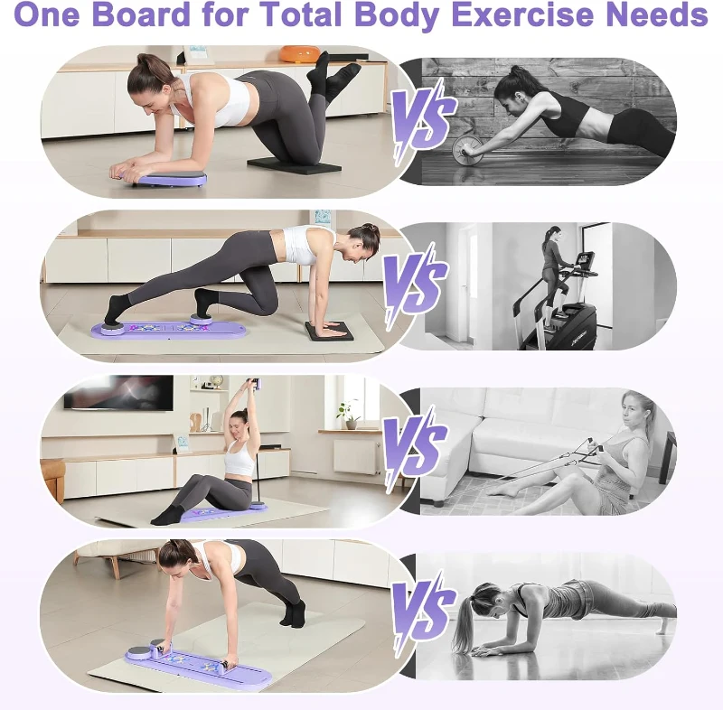 Portable Foldable Pilates Reformer Board — Multi-Function Home Pilates Machine with Timer, Resistance Bands & Carry Bag