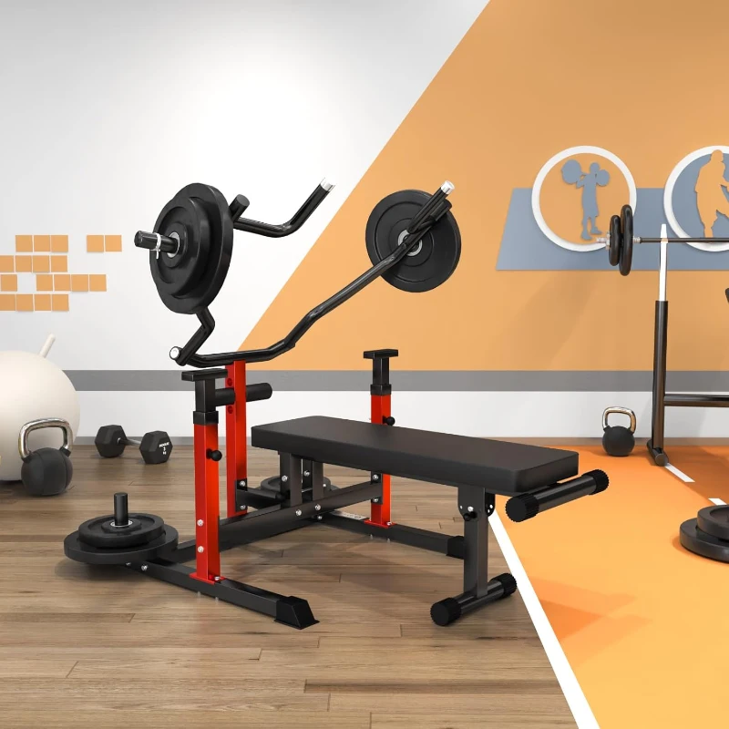 Upgraded Chest Press Machine – 1250 lb Structural Capacity Foldable Bench with Independent Converging Arms, Adjustable Height, Space-Saving Home Gym Bench