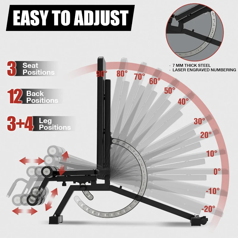 Mikolo HR05 Power Cage – 2000 lb Capacity Power Rack with Independent Dual 1:1 Pulley System, Cable Crossover, Multi-Grip Pull-Up Bar and 360° Landmine
