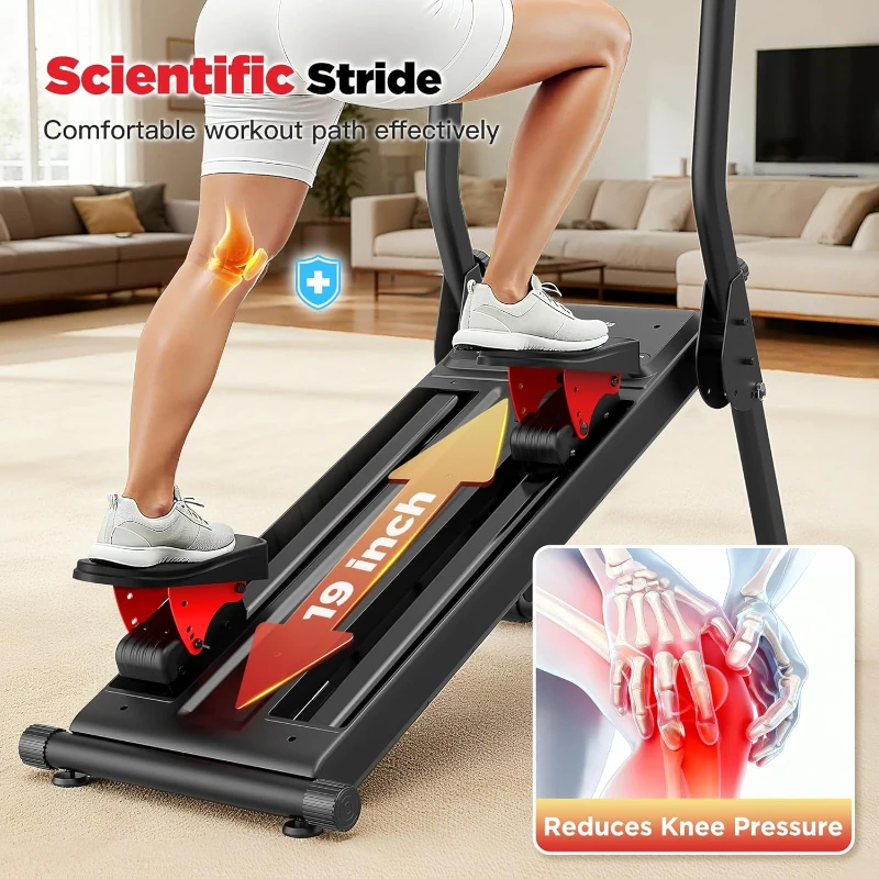 Winfita Magnetic Stair Stepper – Vertical Climber with 77LB Adjustable Resistance, 3-Level Pedal/Incline, Foldable Cardio Machine, 350LB Capacity