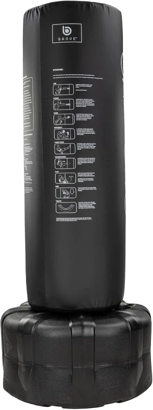 Century Wavemaster XXL Freestanding Heavy Bag — 69"" Tall, 18"" Diameter with Numbered Targets and Stable Base