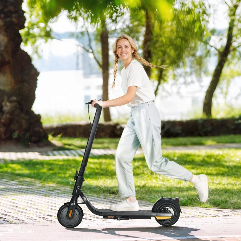 Soozier Folding Electric Scooter for Adults & Teens, E Scooter with Lights, Speed 25KM/H, 35KM Range, 330LBS Max Load