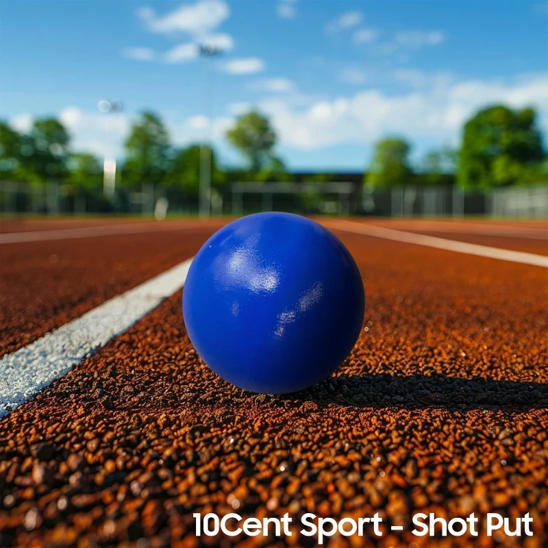 10Cent Sports Cast Iron Shot Put — Available 2.7 kg to 7.2 kg (6 lb to 16 lb)