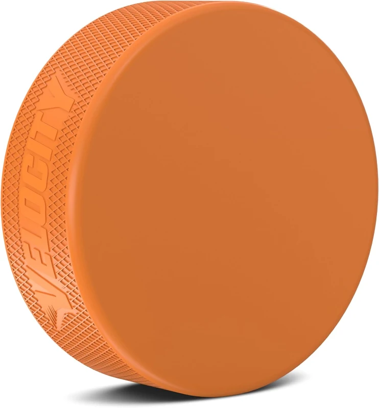 Velocity Training Hockey Pucks - Junior Lightweight, Senior Official & Heavy 10oz Options; Packs of 5/10/25/50/100