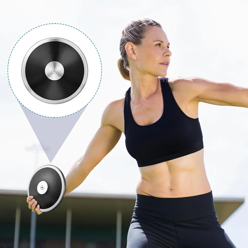 Wettarn 1 kg Discus for Men & Women – Track and Field Training (4-Pack)