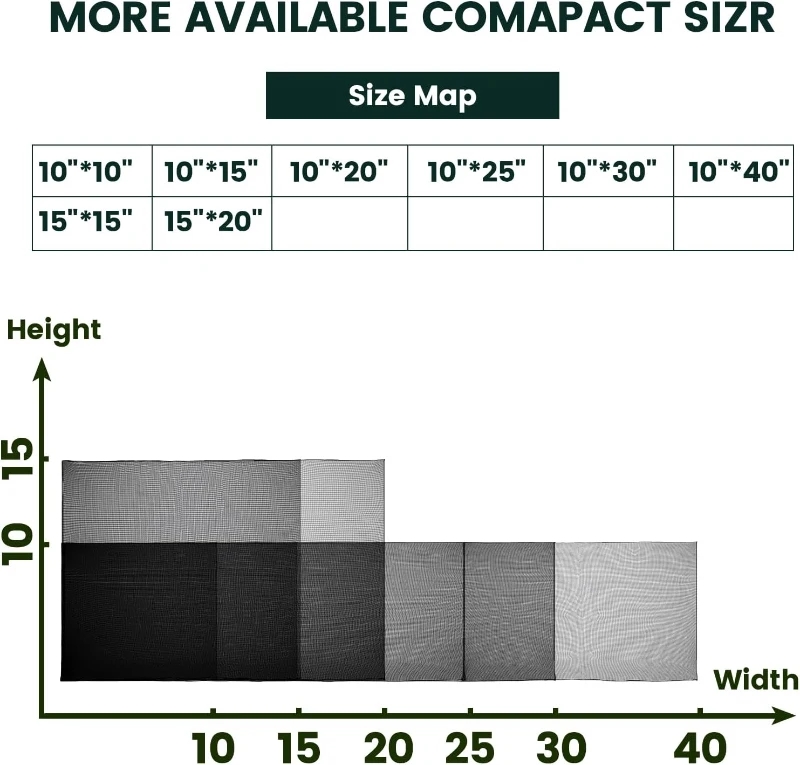 Sports Netting Golf Practice & Multi-Sport Hitting Net with 33ft Nylon Rope, Carabiners and Elastic Cords - Available in 10x10 to 15x20 Sizes