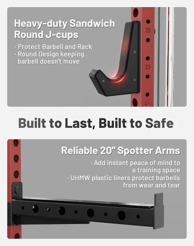 Mikolo M4 2.0 Smith Machine & Power Rack Combo - 2200 lb Capacity with Dual Cable Functional Trainer, Lat Pulldown & Cable Crossover