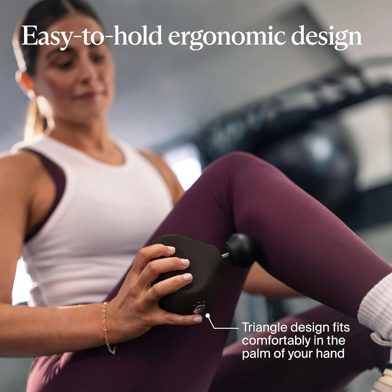 TheraGun Mini (3rd Gen) by Therabody – Compact, Travel-Ready Percussion Massage Gun for Fast Pain and Tension Relief (Black)