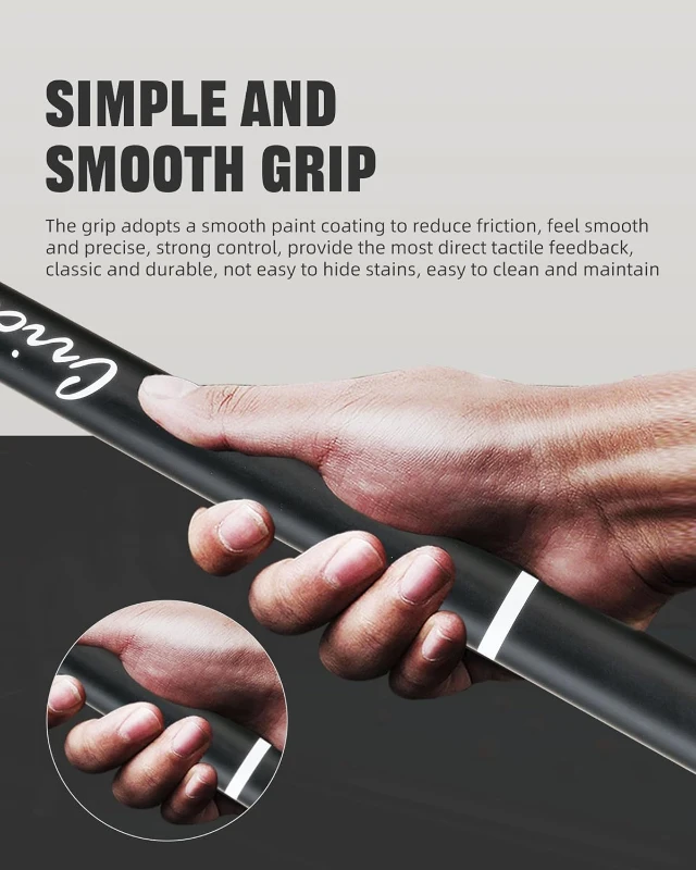 CRICAL 58-inch Carbon Fiber Pool Cue Set – CL-Pro1 Complete Kit with Matte Finish, 3/8×8 Joint and 12.5mm Tip