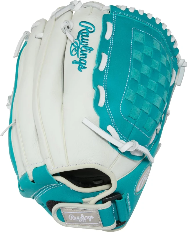 Rawlings Shut Out Youth Fastpitch Softball Glove – Sizes 11.5-12.5 in | Multiple Styles