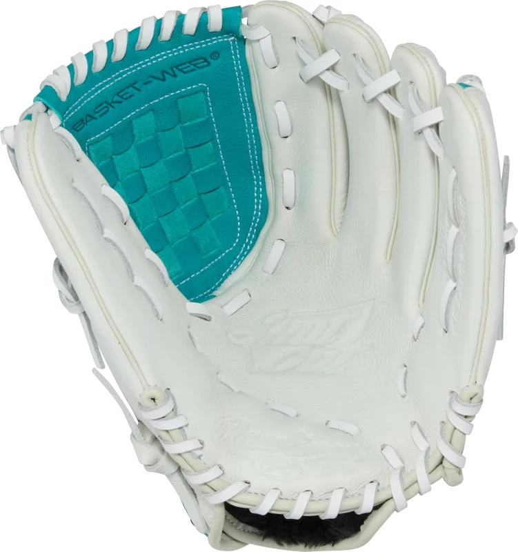 Rawlings Shut Out Youth Fastpitch Softball Glove – Sizes 11.5-12.5 in | Multiple Styles