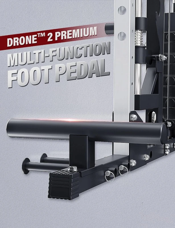 Major Fitness Drone2 Advanced Training Smith Machine – All-in-One Home Gym with Aluminum Pulley Set, Dual Lat Systems & Cable Crossover