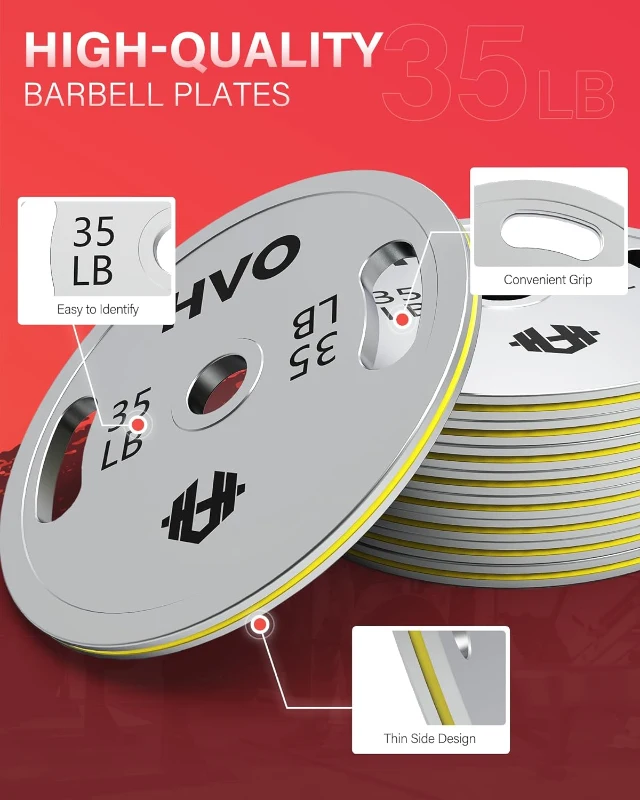 HVO Hip Adduction & Abduction Machine - Commercial-Grade Inner/Outer Thigh and Glute Trainer with 6-Position Gear System and Included Weight Plates