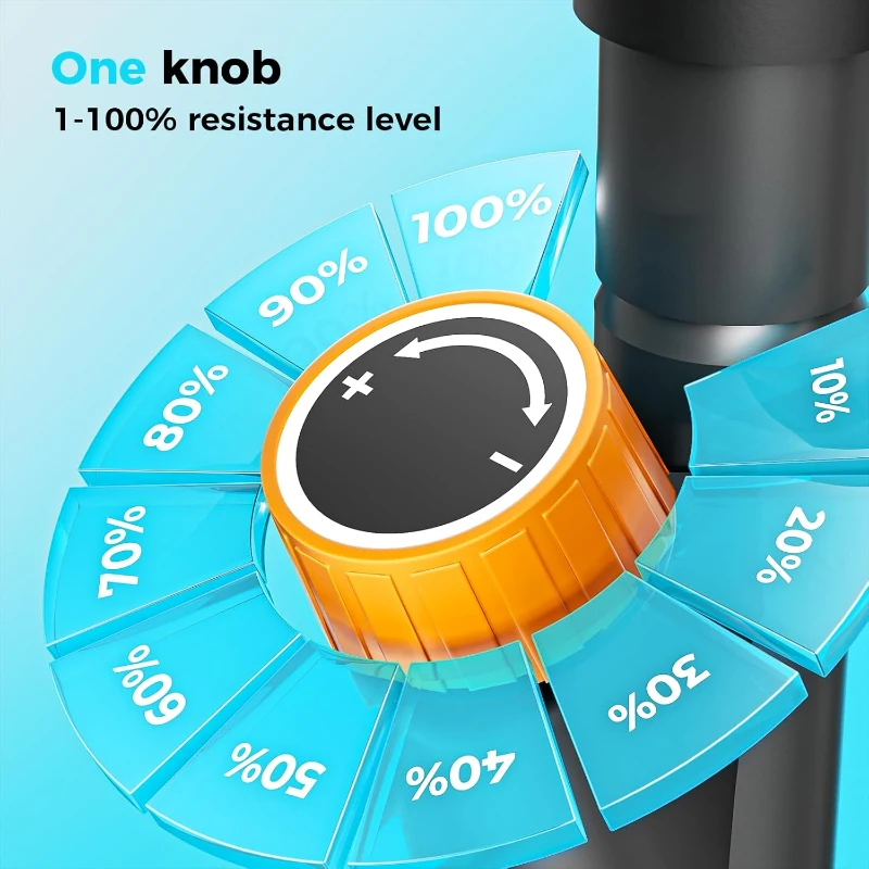 ERGOLIFE Foldable Stair Stepper – 6-Level Magnetic Resistance, Low-Noise Compact Stairmaster with 350LB Capacity