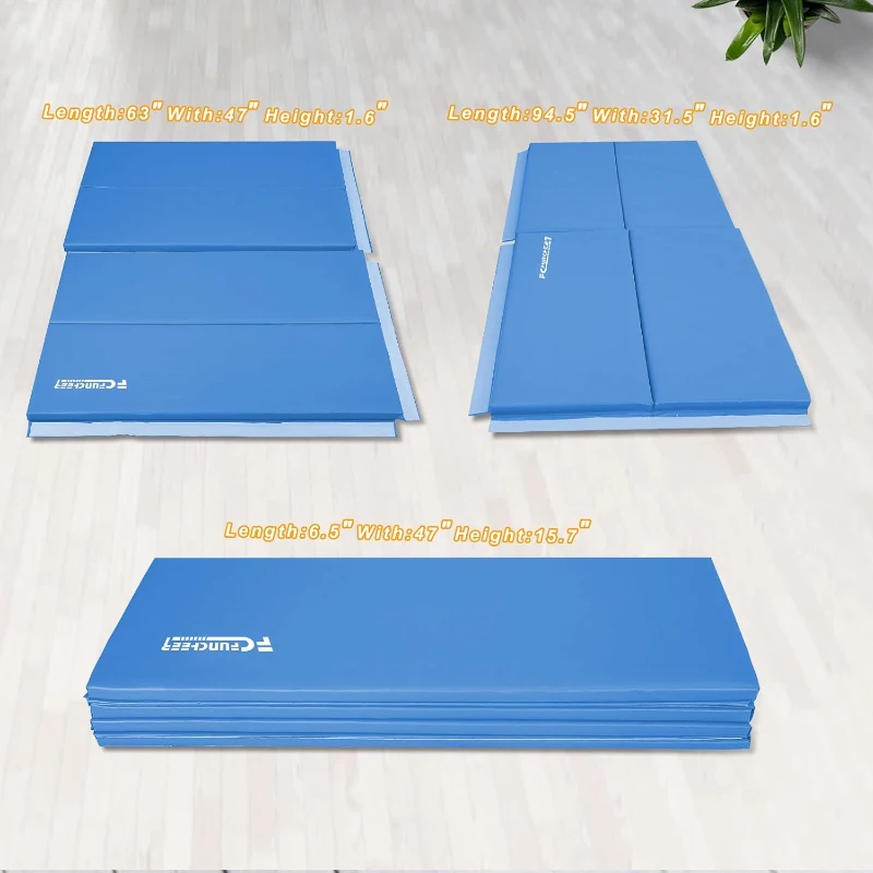 Collapsible Kids Gymnastics Bar 5FT - Adjustable 35.4""–59"", Ages 5-20, 500 lb Capacity with Safety Mat, Home Use