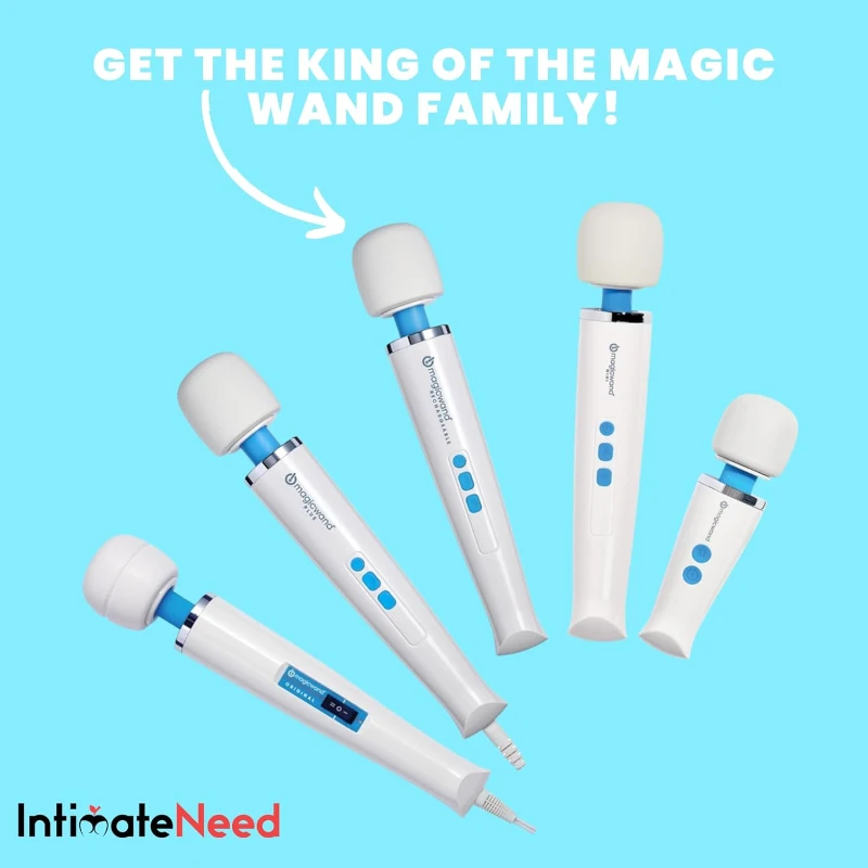 Hitachi Magic Wand Rechargeable HV-270 (2025) by Vibratex — Cordless Powerful Wand Massager with Free IntimateNeed Accessory