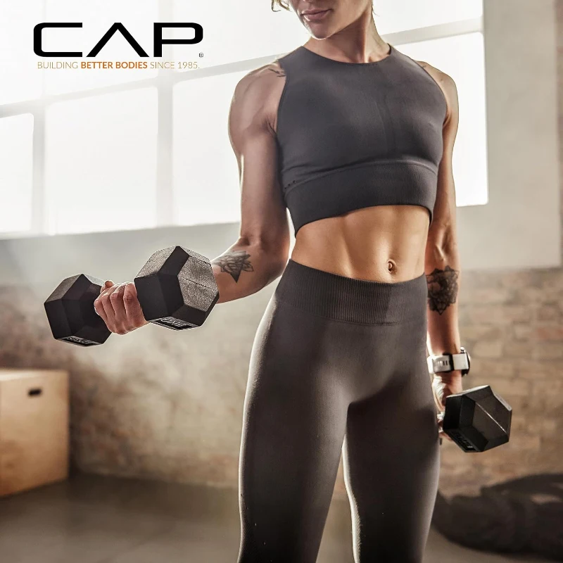 CAP Barbell Dumbbell Set with Three-Tier Rack | Available in 280 lb, 550 lb & 1200 lb Configurations