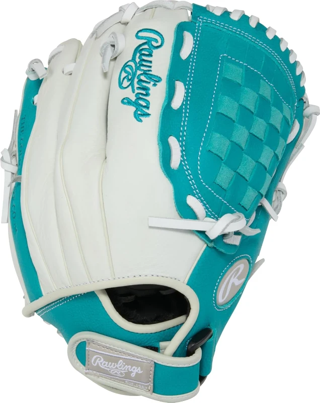 Rawlings Shut Out Youth Fastpitch Softball Glove – Sizes 11.5-12.5 in | Multiple Styles