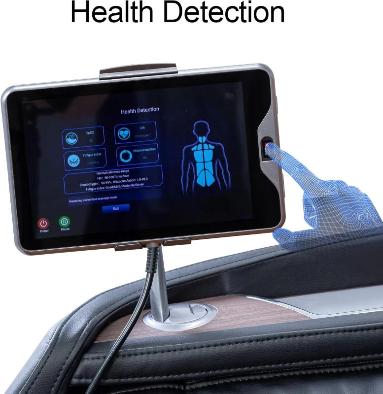 Alfine A710 Pro 2025 4D Massage Chair with iRest System — Full-Body Zero-Gravity Recliner, SL Track, Yoga Stretch, Health Detection, App Control, Electric Calfrest Extension (Mix)