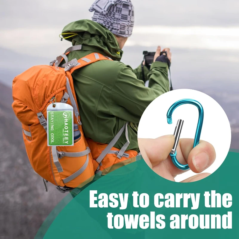 Cooling Towels Pack of 30 — 40in x 12in Neck & Face Cold Towels for Hot Weather, Sports, Running, Soccer, Yoga, Gym, Golf