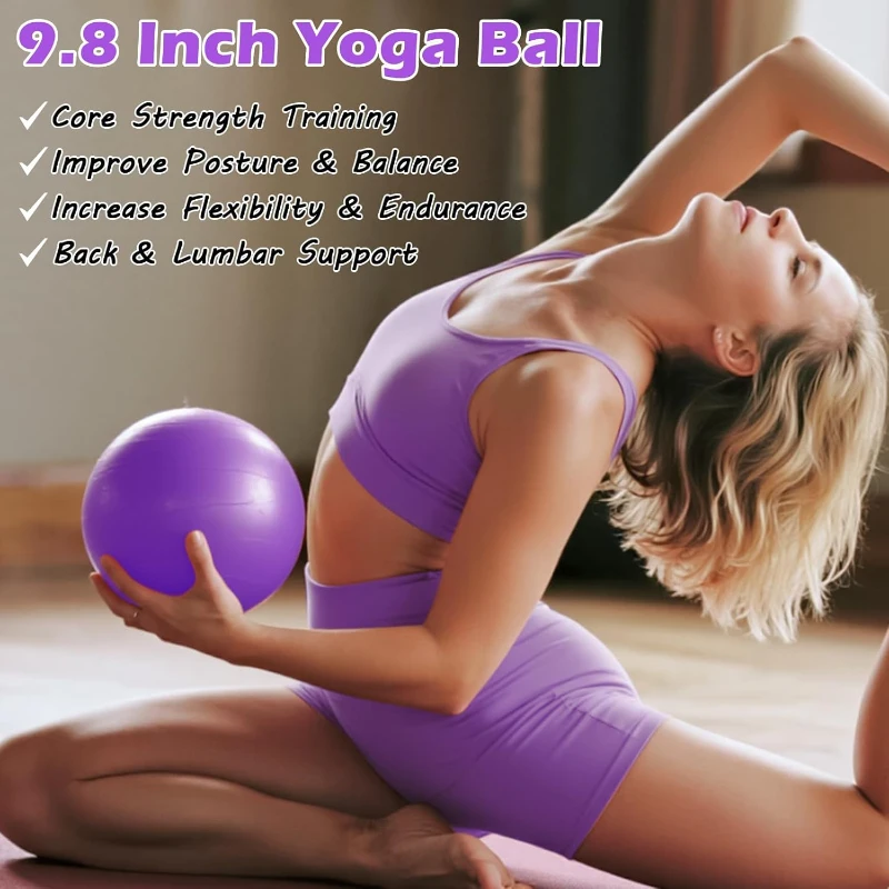 Complete Home Pilates Set for Women — 14"" Ring, 9.8"" Ball, Wrist/Ankle Weights, Bands & Accessories, Full Pilates Essentials Kit