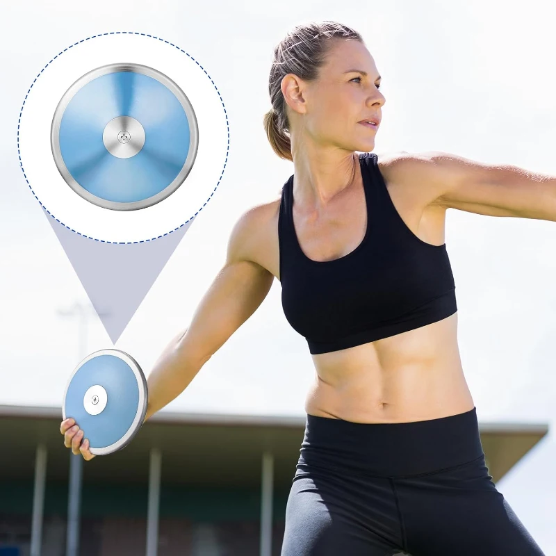 Wettarn 1 kg Discus for Men & Women – Track and Field Training (2-Pack)