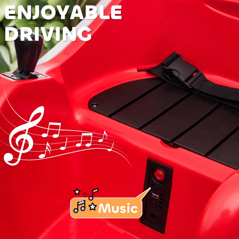 Qaba Angry Bird Licensed Electric Ride on Car, 12V Bumper Car for Kids w/ Dual Joysticks, 360 Degree Spin, Red