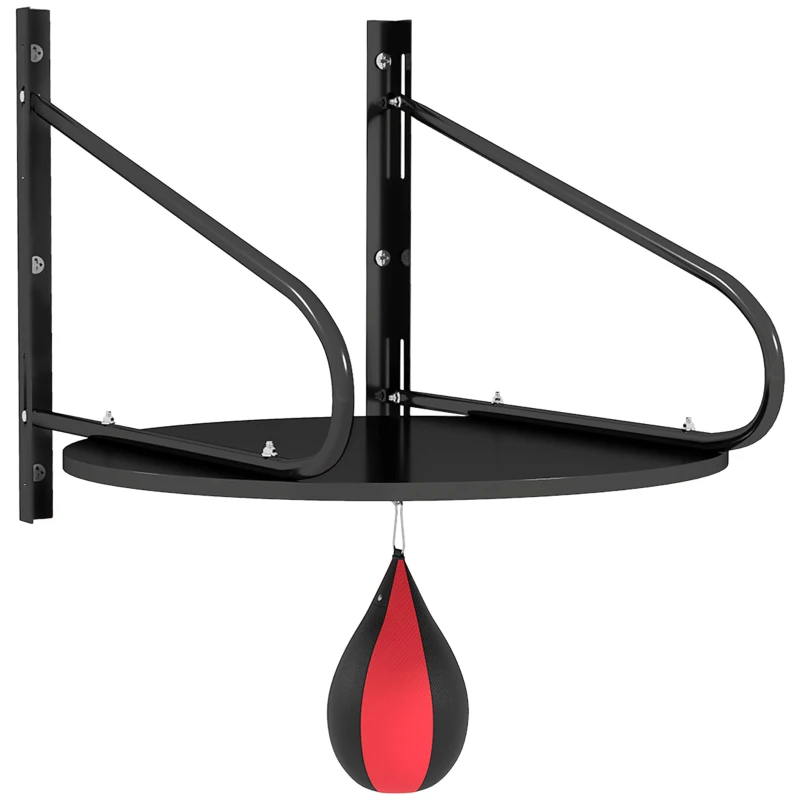 Soozier Wall-mounted Speed Bag Boxing Platform with Adjustable Height