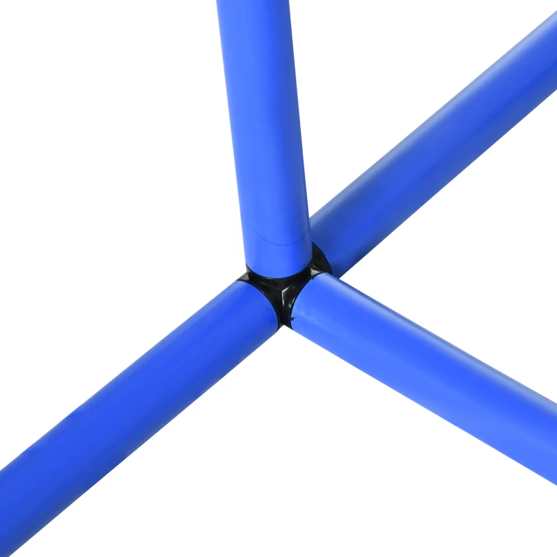 PawHut Dog Agility Training Equipment, 4 PCS Obstacle Course with Carrying Bag for Old Dogs, for Backyard, Outdoor, Blue