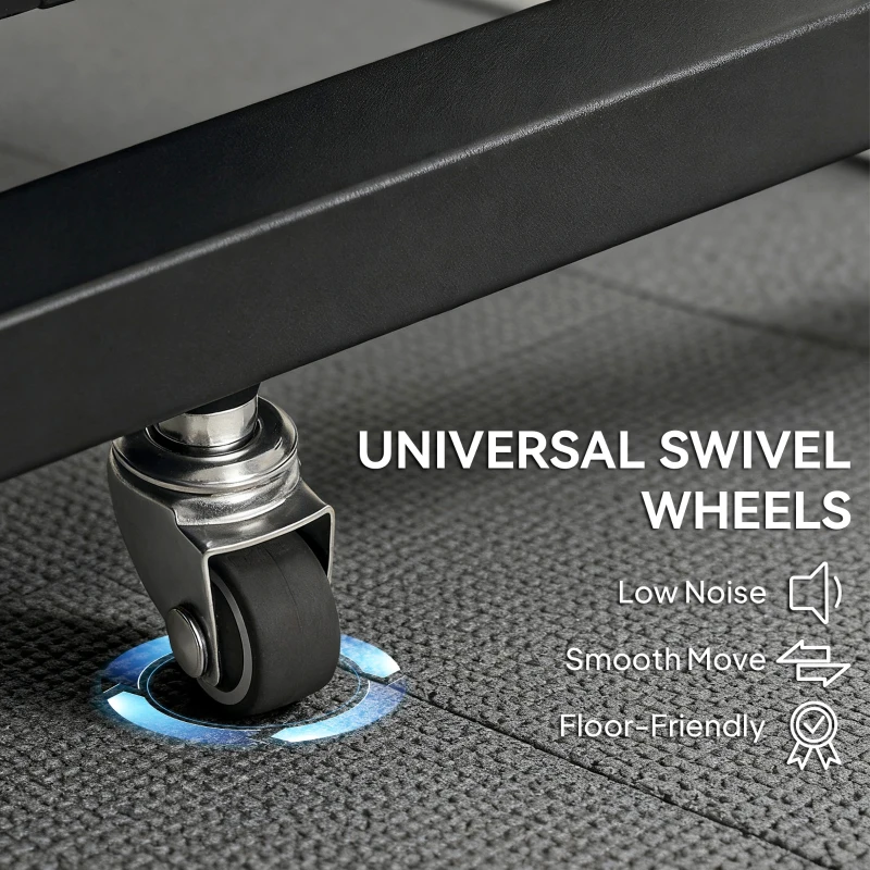 Soozier Leg Stretcher, 180° Adjustable Leg Split Machine with Handwheels, Leg Stretching Equipment for Flexibility