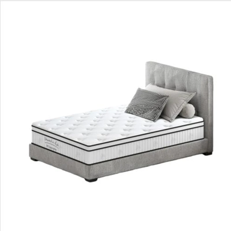 12'' Full Memory Foam Hybrid Mattress with Pocket Springs, Mattress Pad with Compressed and Vacuum-Sealed, 54'' L x 75'' W x 12'' H, White