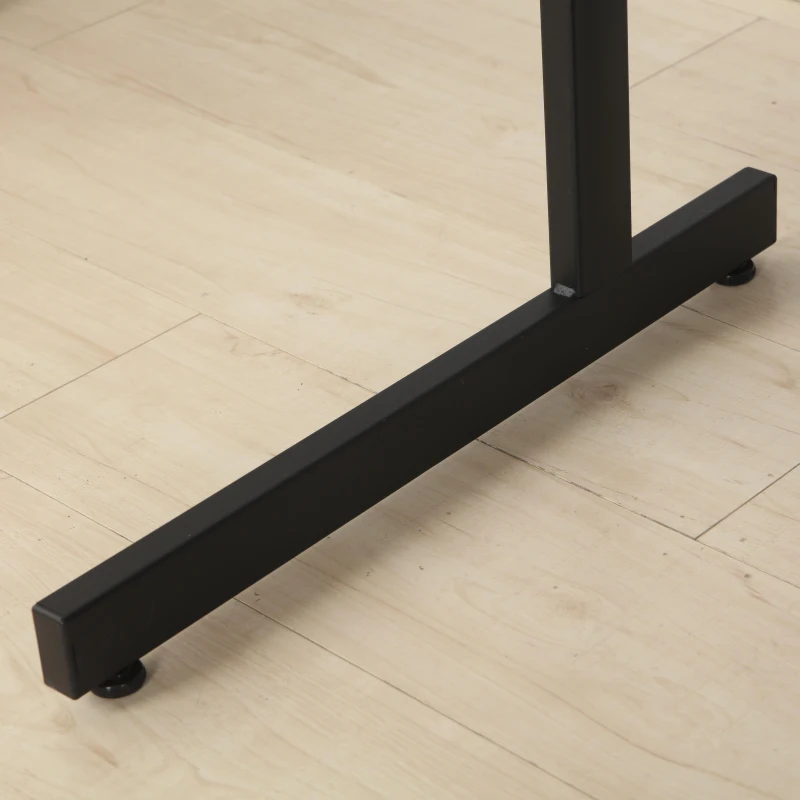 Adjustable Drafting Table with 3 Drawers, Owder-Coated Steel Frame, Drawing Desk for Sketching and Crafting, 46" L x 23.5" W x 29.5" H, Black