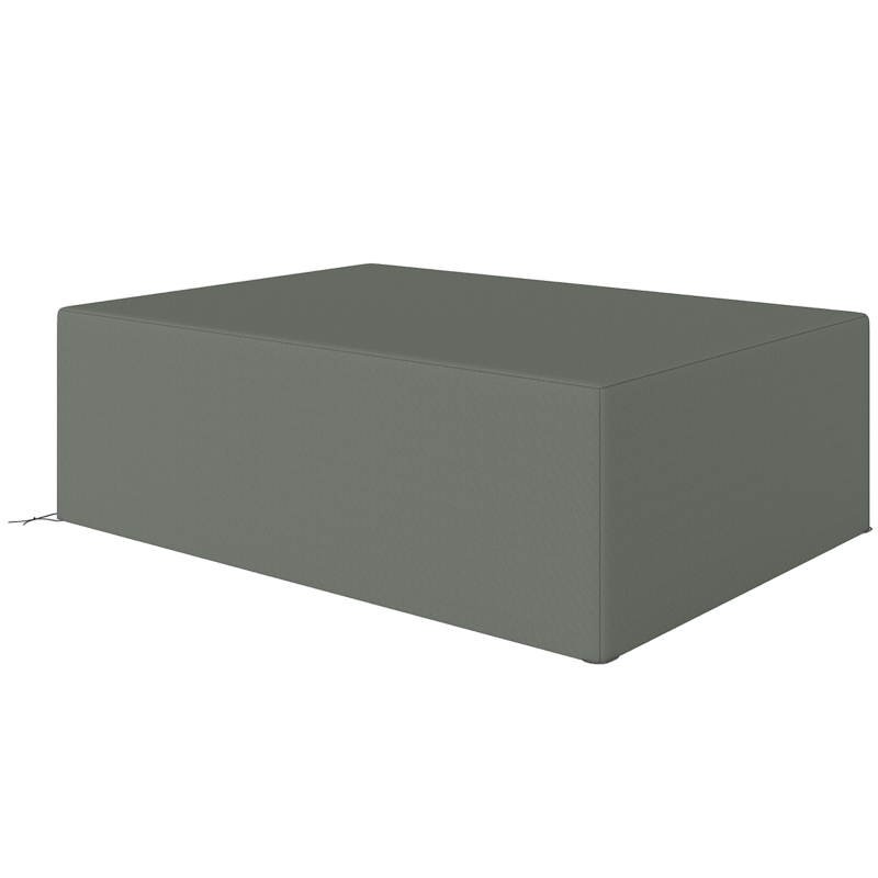 Outsunny Patio Furniture Covers, Waterproof, Windproof Anti-UV 600D Heavy Duty Oxford Fabric Outdoor Furniture Cover for Dining Table Chair Set, 108" x 80" x 35", Charcoal Grey