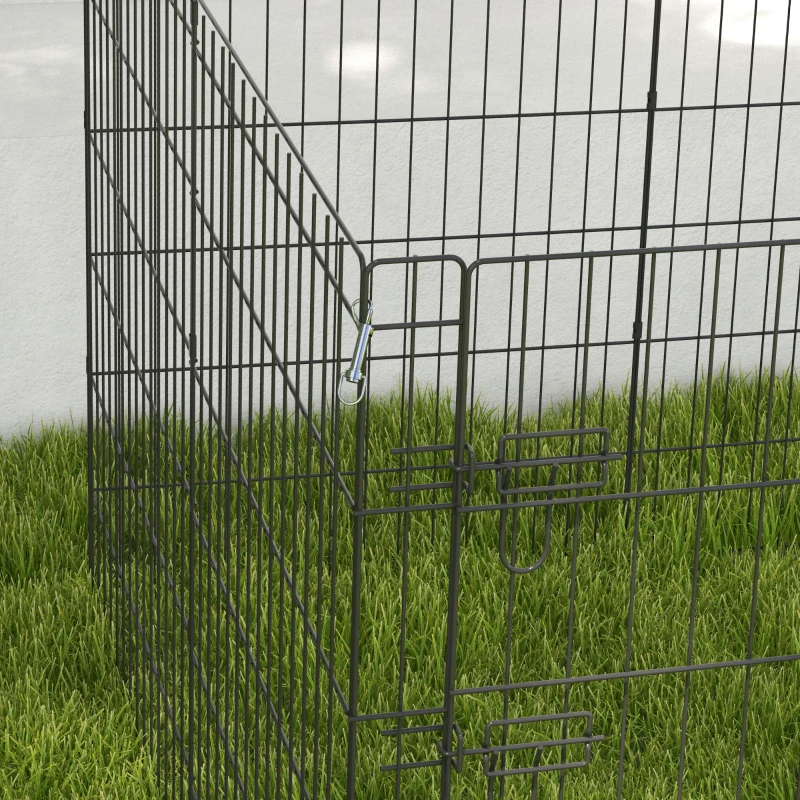 PawHut 36inch Foldable Metal Exercise Pet Playpen Yard Dog Puppy Kennel Cage 8 Panel