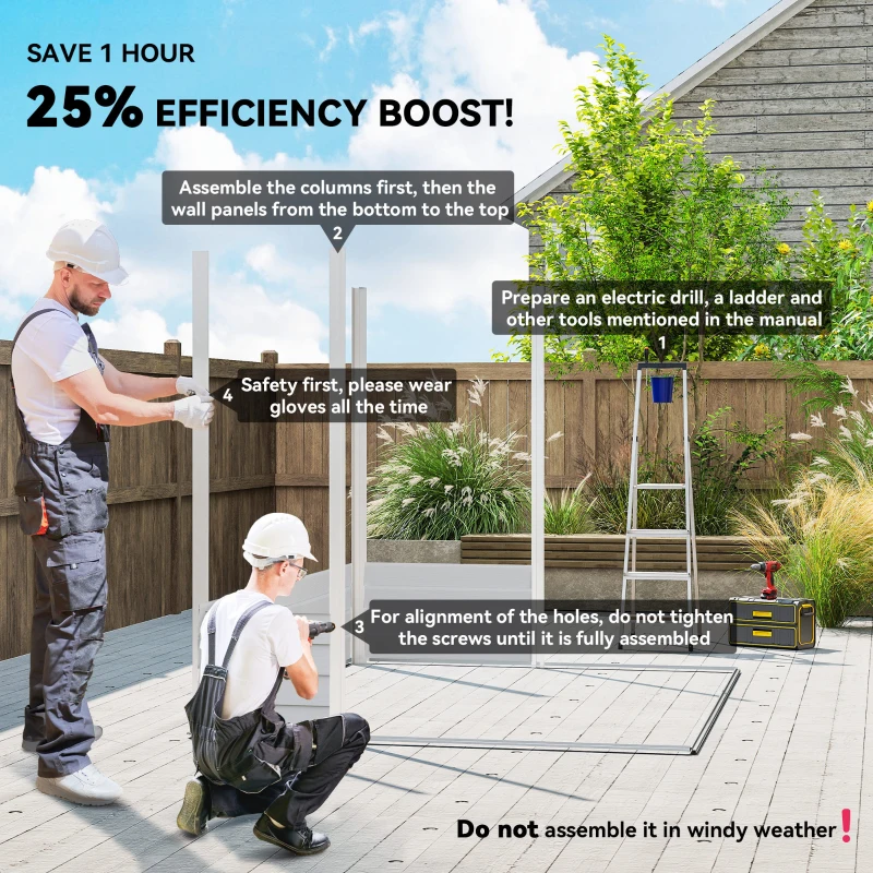 Outsunny 9' x 6' Garden Shed, Outdoor Storage Patio Shed w/ Sloped Roof, Lockable Door for Patio Lawn, Green