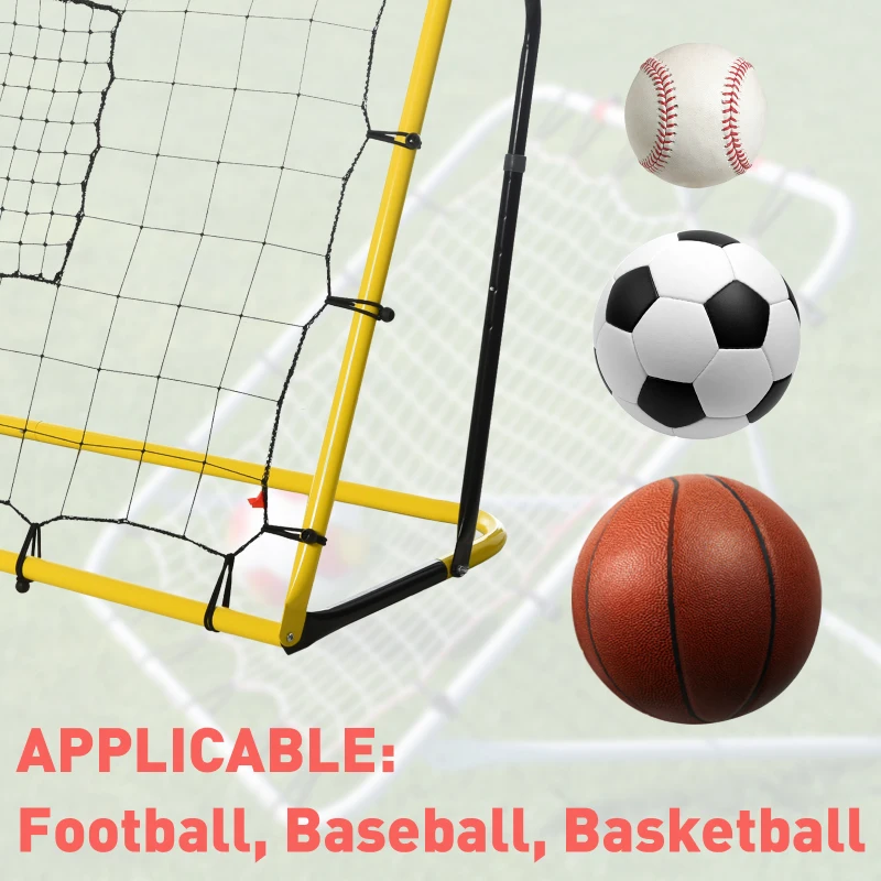 Soozier 6' x 4' Soccer Rebounder, Soccer Goal with 5 Angle Adjustable