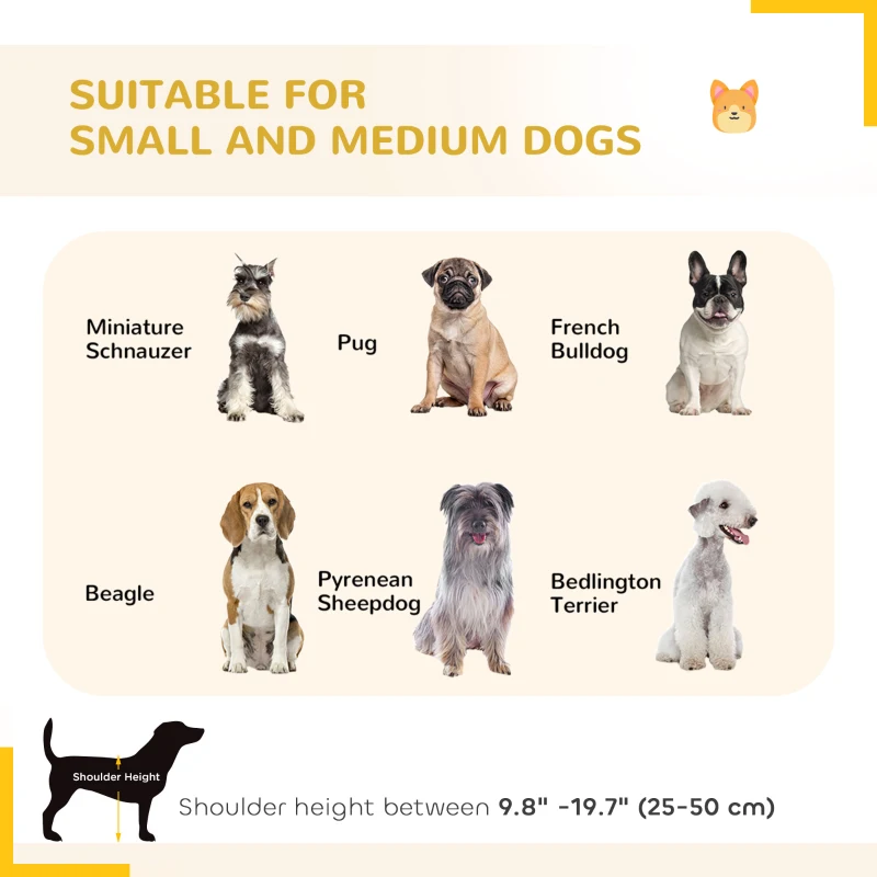 PawHut 6 Panels Dog Playpen, Foldable Portable Pet Playpen with Door, for Small & Medium Dogs, 30"H