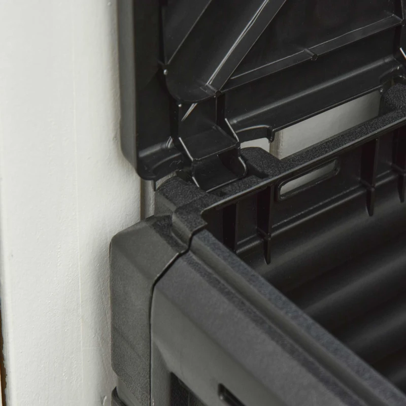 Outsunny Garden Compost Bin Large Outdoor Compost Container 80 Gallon Fast Creation of Fertile Soil Aerating Compost Box, Yellow