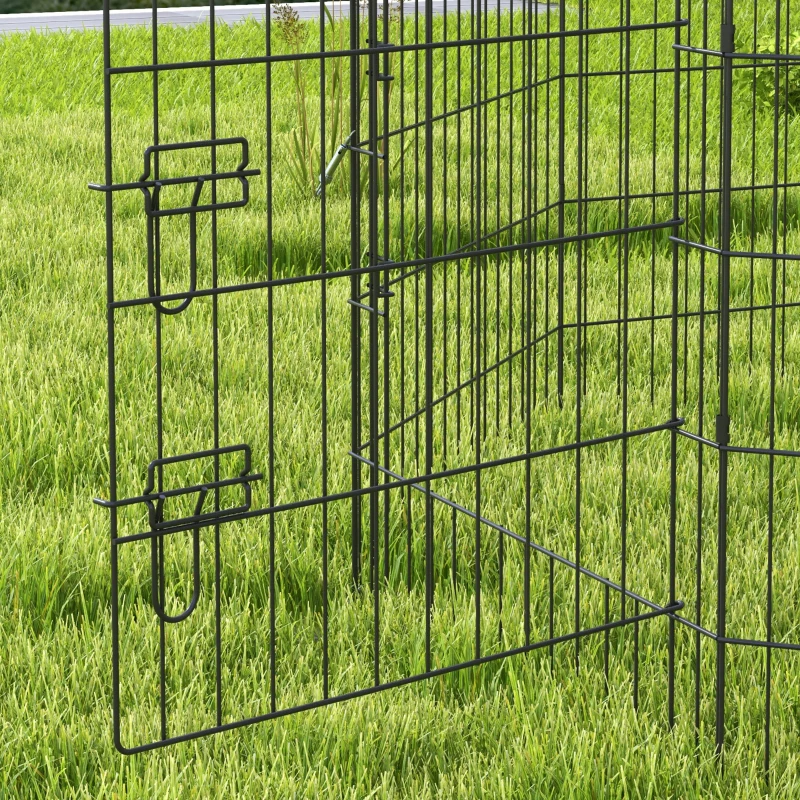 PawHut 36inch Foldable Metal Exercise Pet Playpen Yard Dog Puppy Kennel Cage 8 Panel