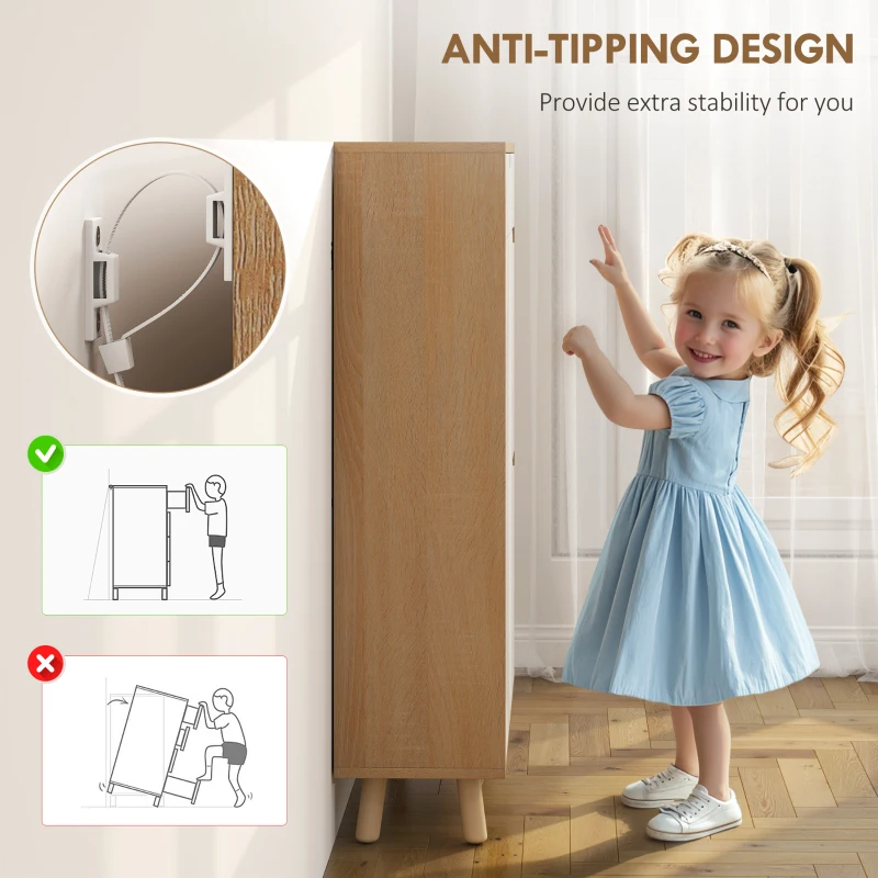 HOMCOM Narrow Shoe Cabinet for Entryway with 2 Flip Drawers, Top Drawer and Adjustable Shelves for 12 Pairs of Shoes, White