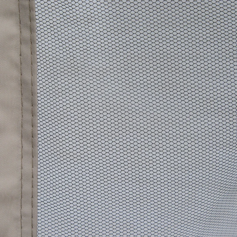 Outsunny 10' x 10' Patio Gazebo Outdoor Pavilion 2 Tire Roof Canopy Shelter Garden Event Party Tent Steel Frame, Brown