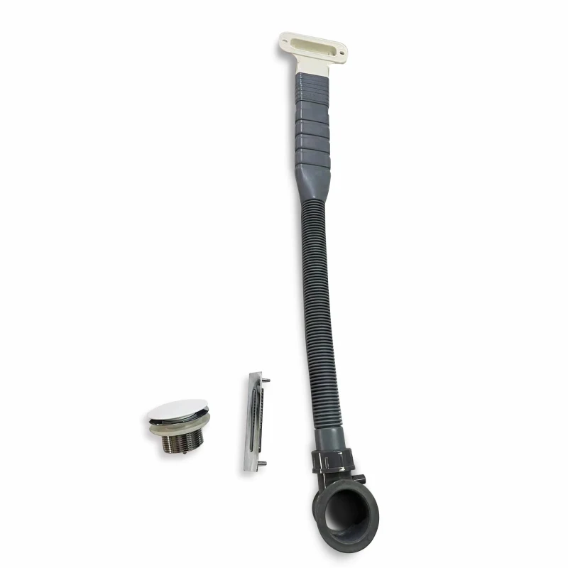 55" Freestanding Acrylic Soaking Bathtub with Double-Wall Insulation for Heat Retention, Tub for Bathroom, 55" L x 29.50" W x 23.5" H, Gloss White