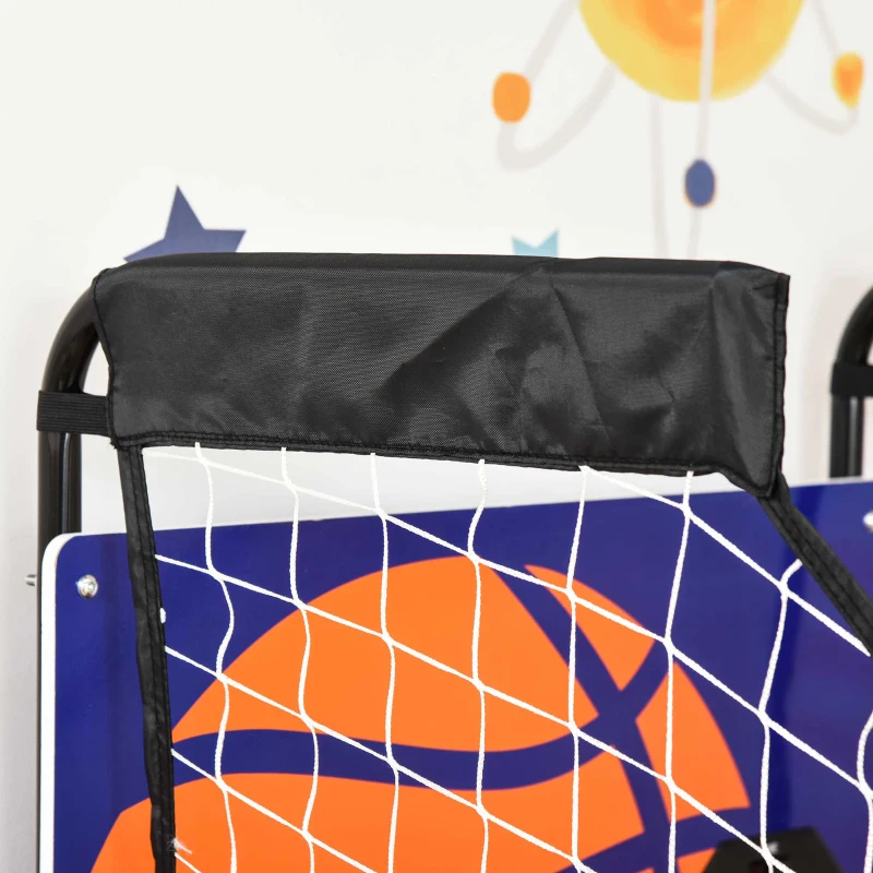 Soozier Basketball Hoop Arcade Game with Electronic Score Board for 1 to 2 Players, Black