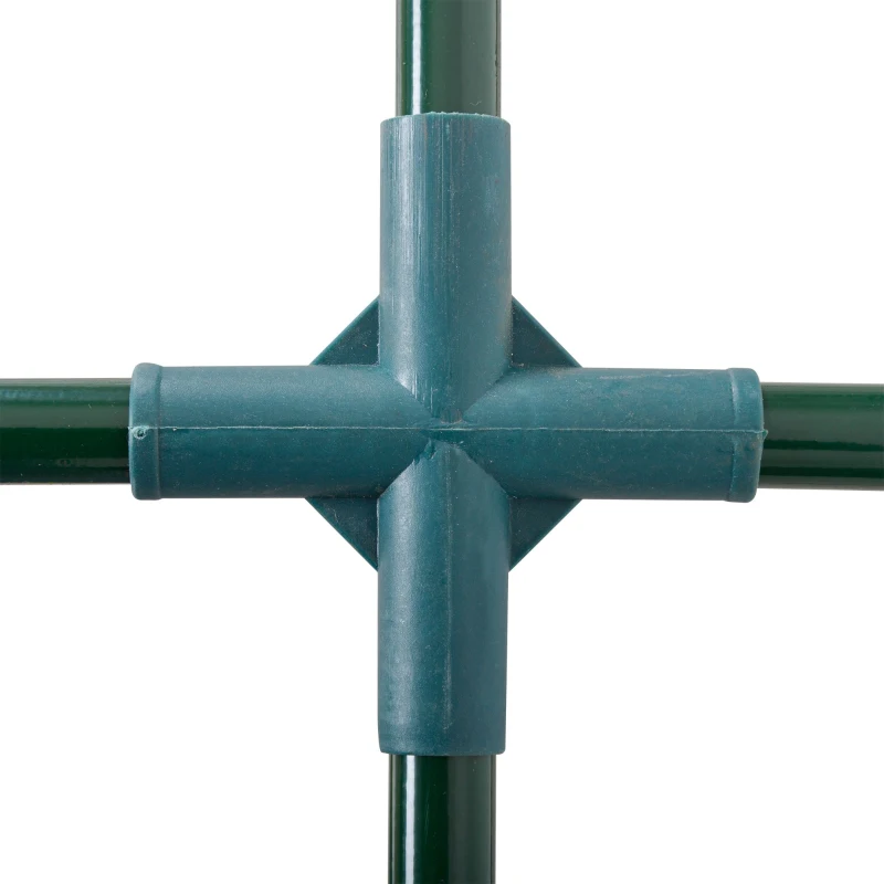 Outsunny Mini Greenhouse Portable Hot House for Plants with Zippered Doors for Outdoor, Indoor, 79" x 39" x 32", Green