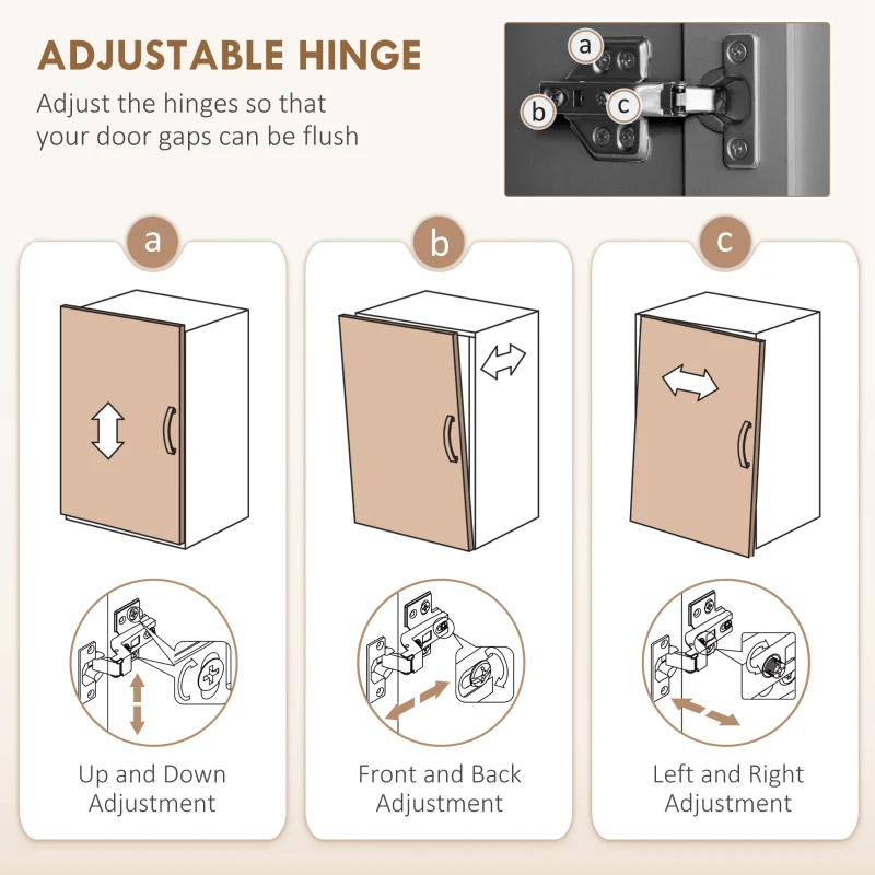 HOMCOM 71" Buffet with Hutch, Modern Farmhouse Kitchen Pantry Storage Cabinet with Microwave Oven Countertop, Drawer, Gray