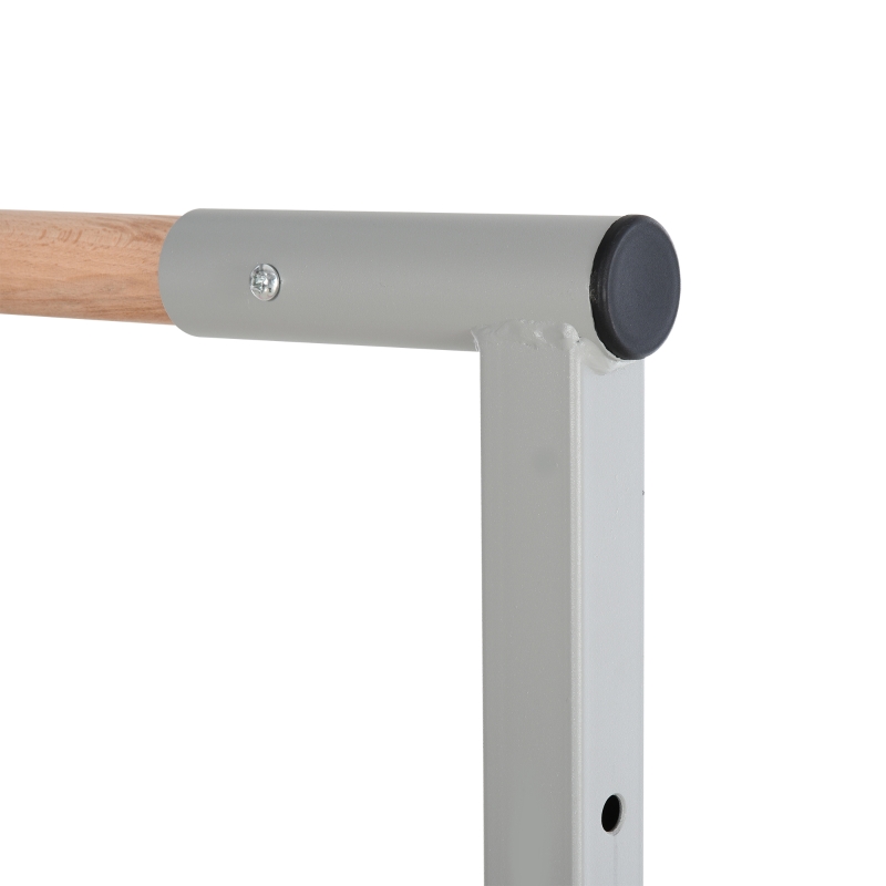 Soozier Professional Gymnastics Bar for Kids, Toddler Home Gymnastics Equipment with 13-level Adjustable Height, Pink