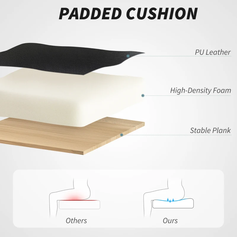 HOMCOM 6 Point Massage Office Chair with Remote, Ergonomic Reclining Computer Desk Chair with Footrest, Side Pocket, Black