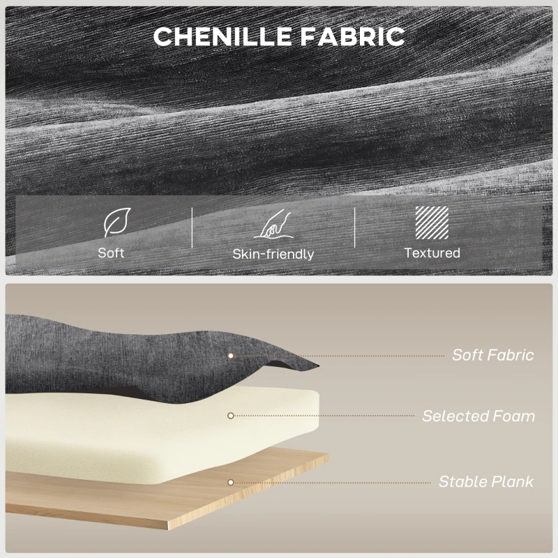 HOMCOM Power Recliner Chair, Fabric Upholstered Recliner Chair with USB Ports, Swivel and Rocking Function, Footrest, Dark Grey